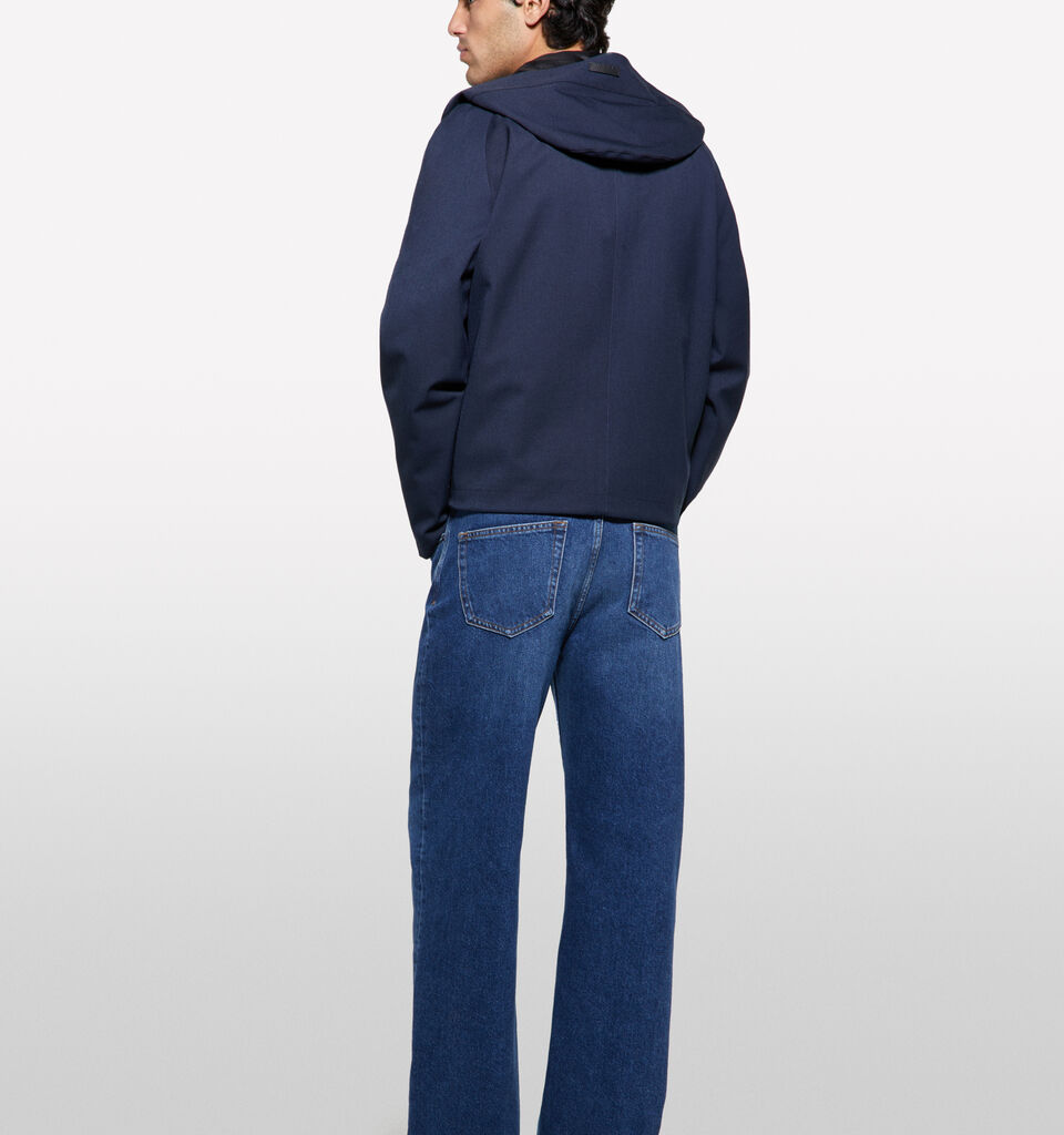 Windjacke mit Kapuze - jacketts und jacken für herren - Dunkelblau | Sisley image number 3